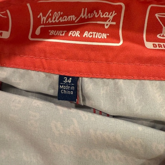 William Murray Golf Words of Wisdom Purple and Pink Board Shorts - Picture 9 of 12